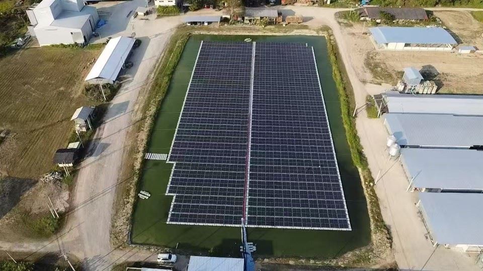modular floating  solar project